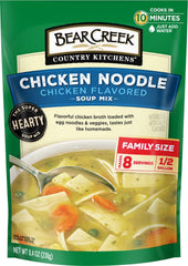 Bear Creek Chicken Noodle Soup Mix packet ready for quick weeknight dinners.