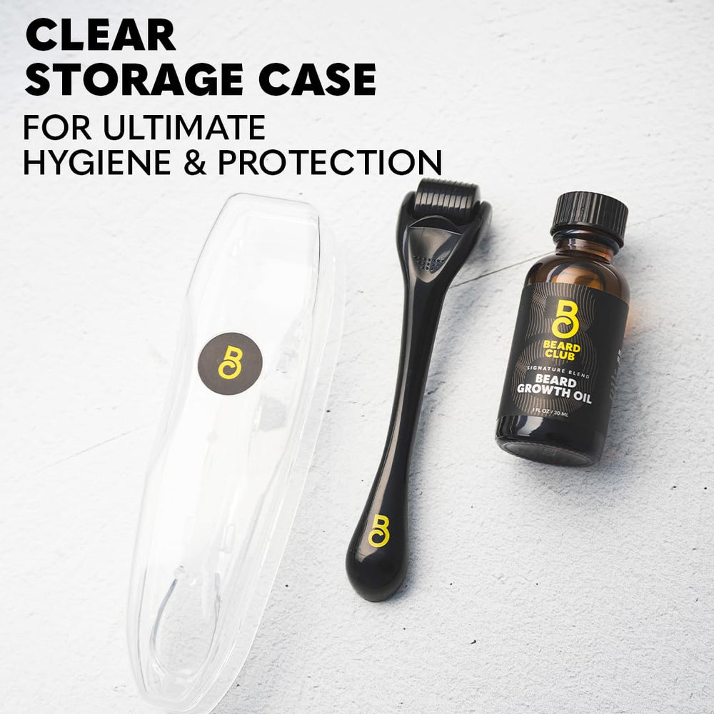Beard Club ingredients list featuring castor and avocado oils for hydration.