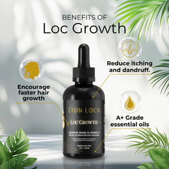 Beard Gains Lion Locs Growth Oil dropper for precise application