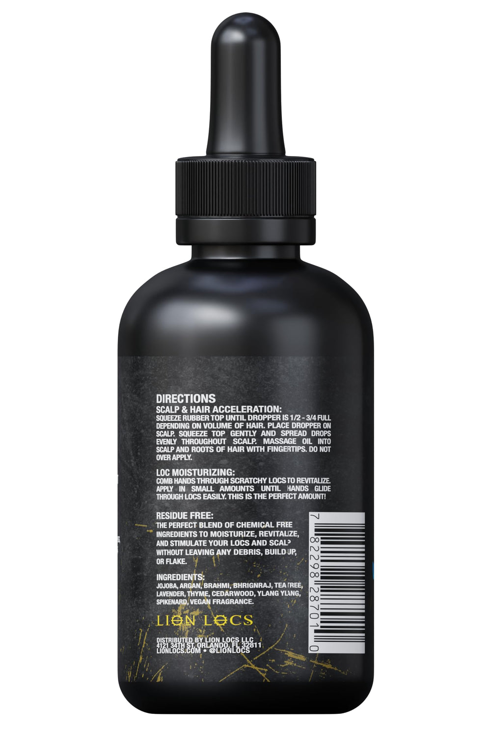 Beard Gains Lion Locs Growth Oil uses natural ingredients for healthy dreadlocks