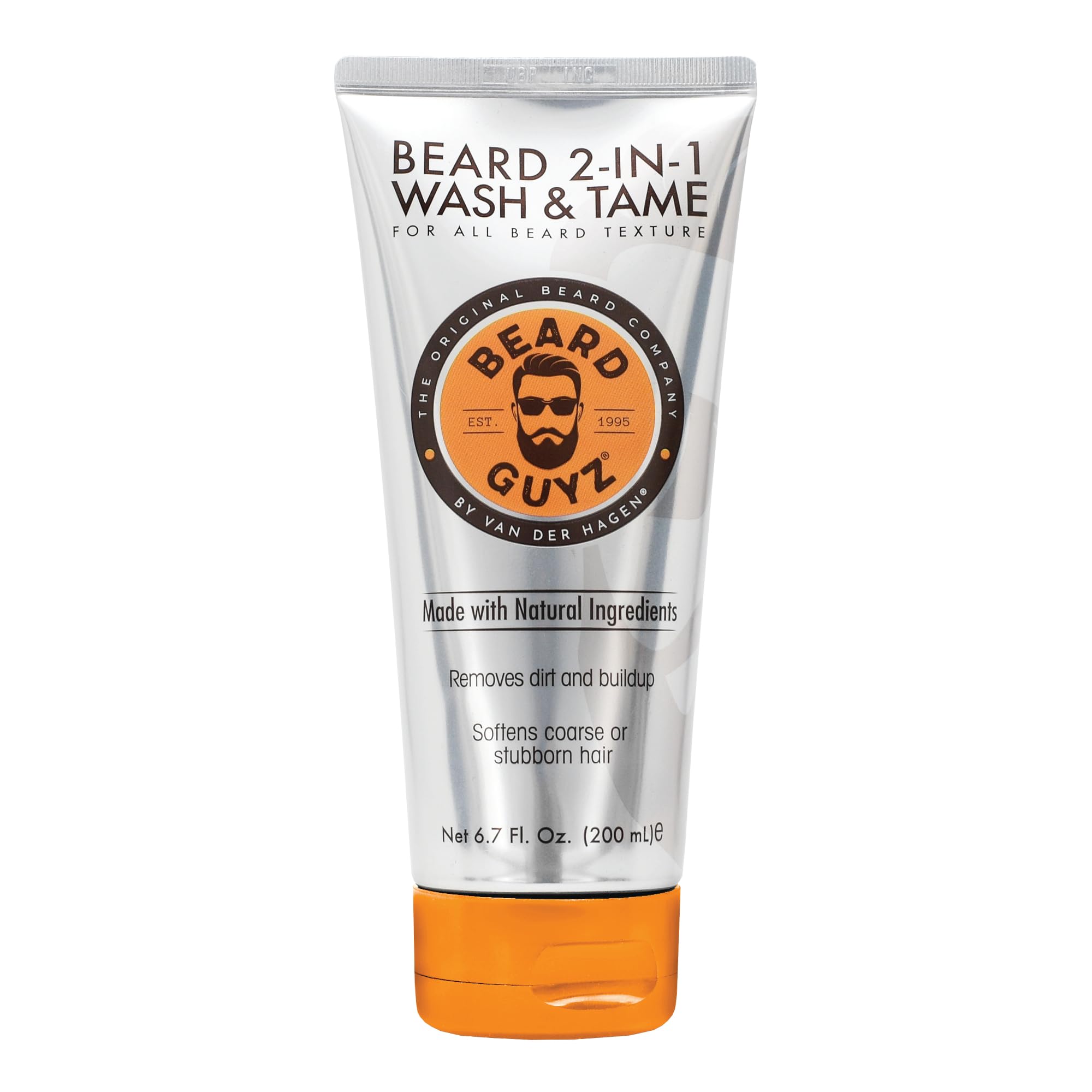 Beard Guyz 2-in-1 beard wash bottle pour for deep cleansing and refreshed beard.