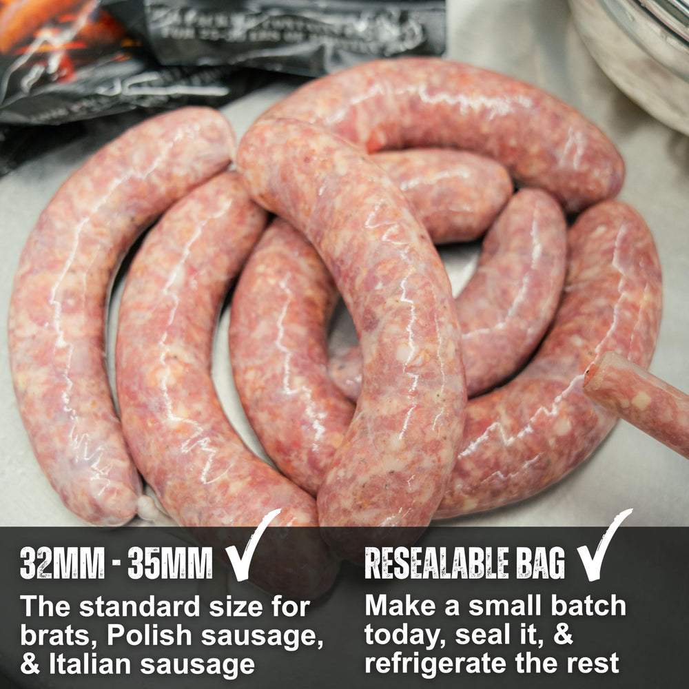 Bearded Butchers pack yields 25–30 pounds of meat per batch.