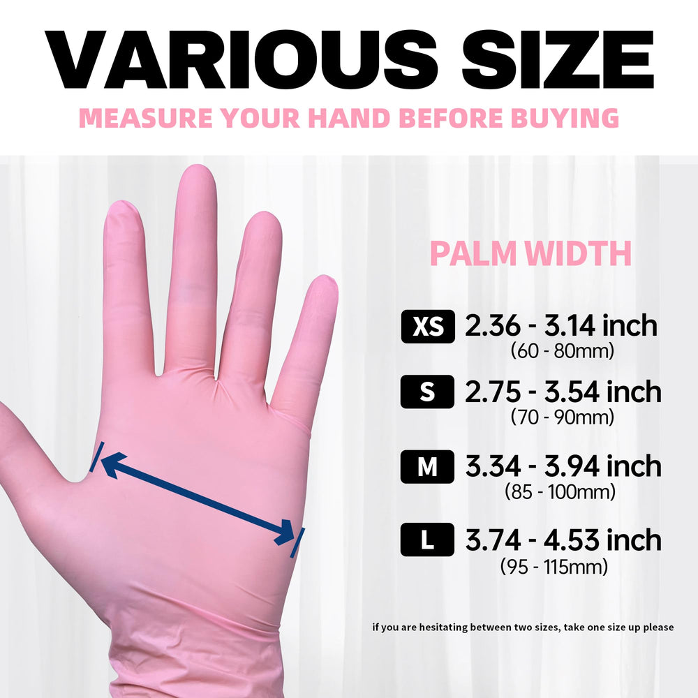 Beastek multipurpose nitrile gloves support esthetician and cleaning routines