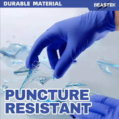 Beastek latex-free and powder-free nitrile gloves for sensitive users.