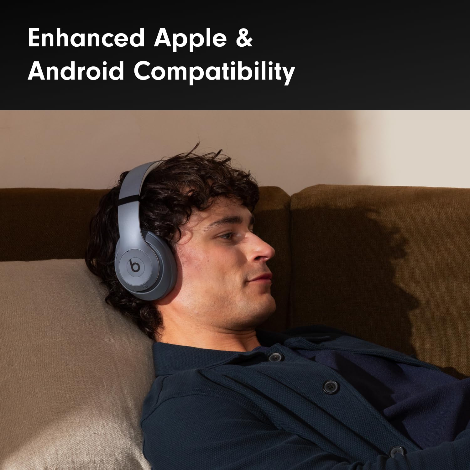 Beats Studio Pro works seamlessly with Apple and Android ecosystems.