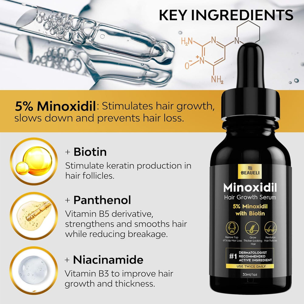 Beaueli women and men hair growth application for universal suitability