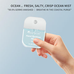 Beautifier Life 3-pack sanitizers collection for travel convenience.