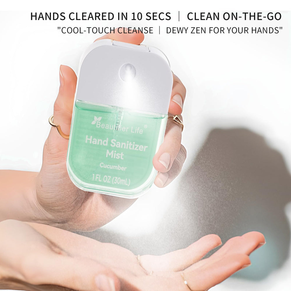 Beautifier Life fast-drying no-rinse formula in compact bottle.