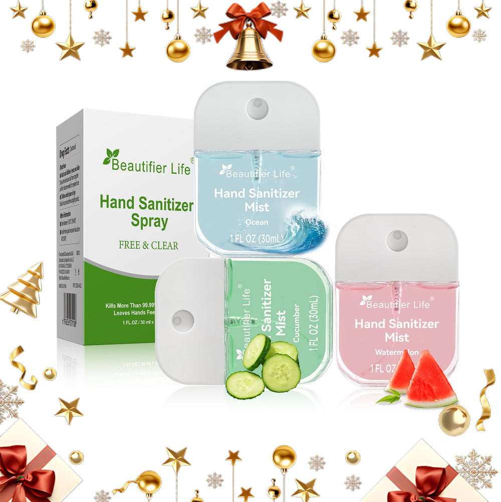 Assorted scents display: Ocean, Watermelon, and Cucumber.