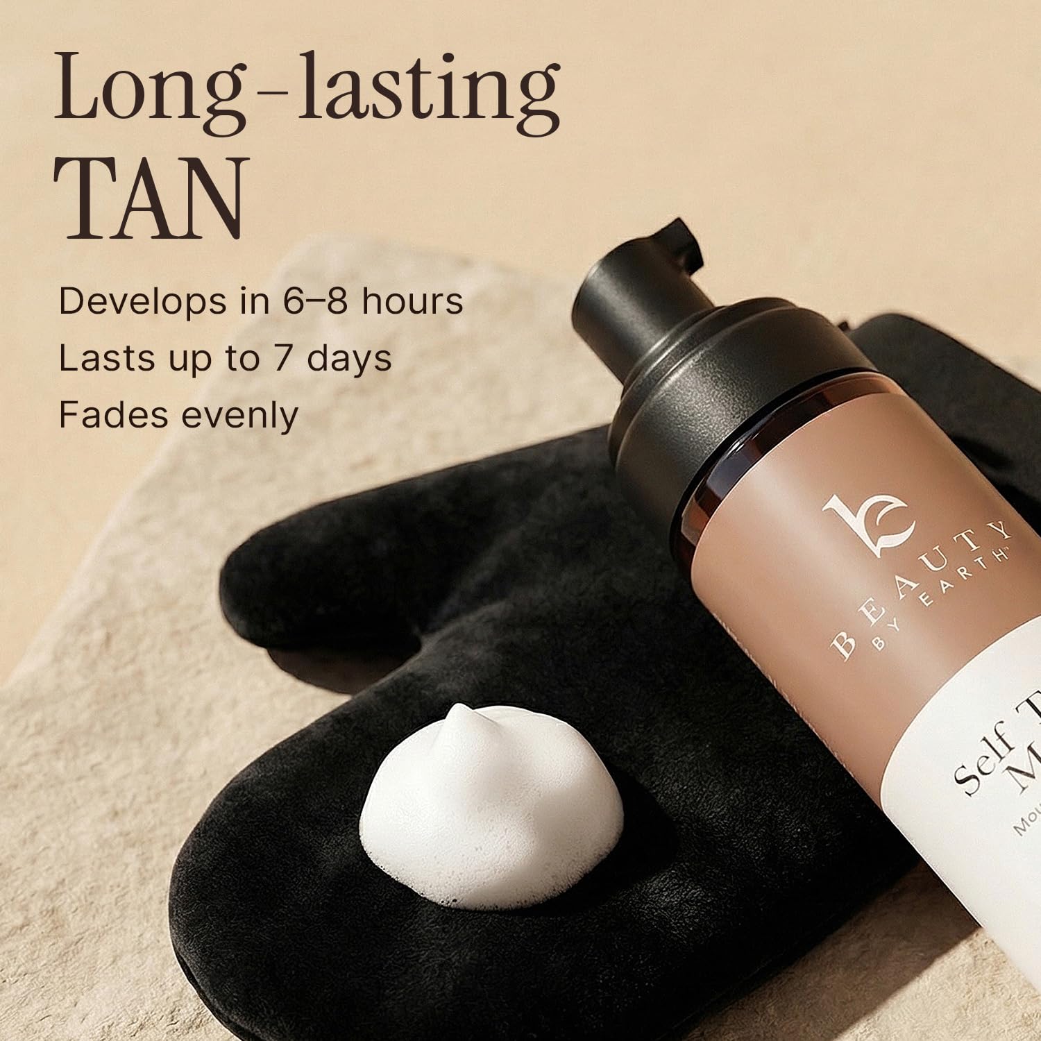 Beauty by Earth packaging emphasizes USA-made, clean ingredients.