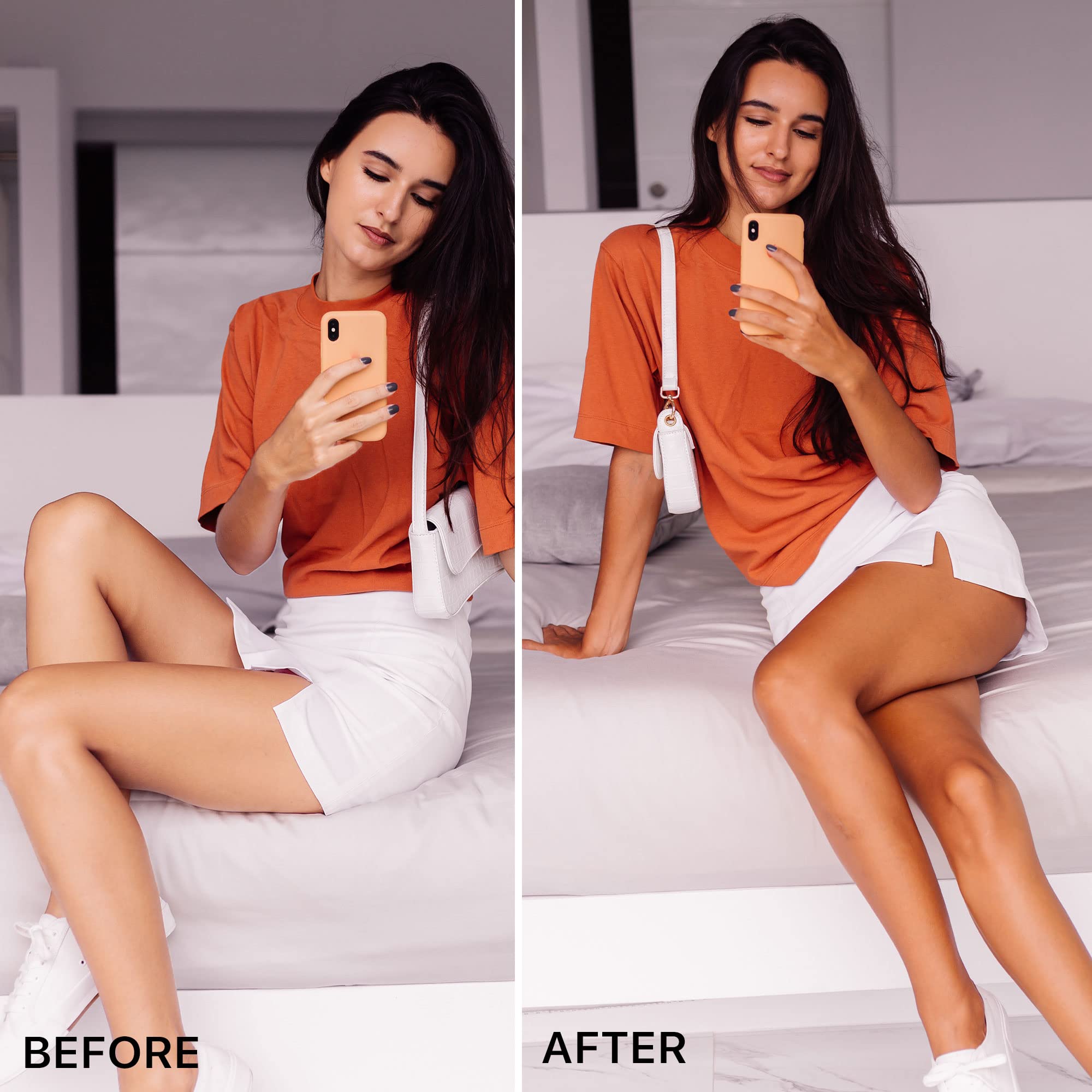 Beauty by Earth self tanner mitt for smooth, even application.