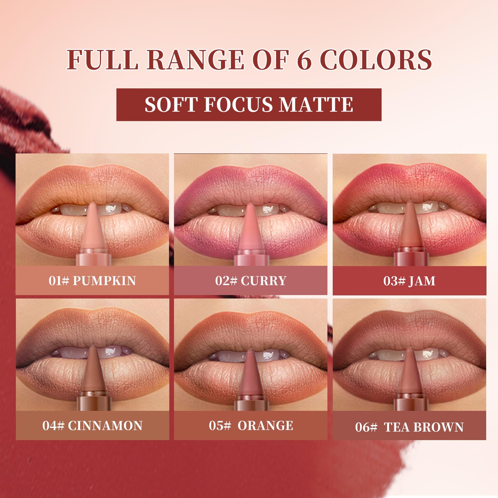 Beauty Glazed dual-ended lip liner and lipstick enables precise edges and blended ombre effects.