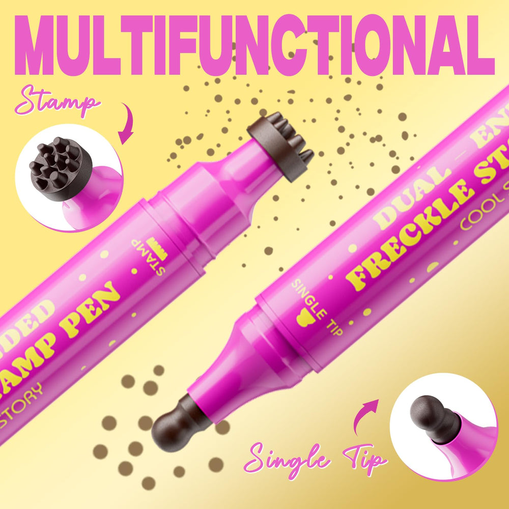 Beauty Glazed Caramel Brown shade adds warmth to freckles