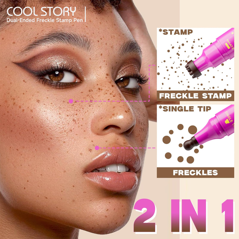 Beauty Glazed Deep Chocolate Brown shade for richer freckles