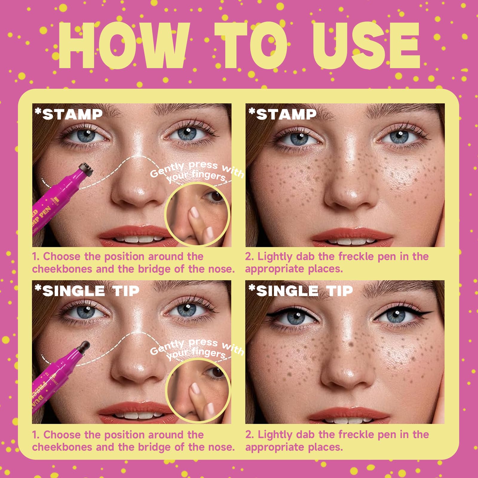 Beauty Glazed vegan cruelty-free freckle pen gentle on skin