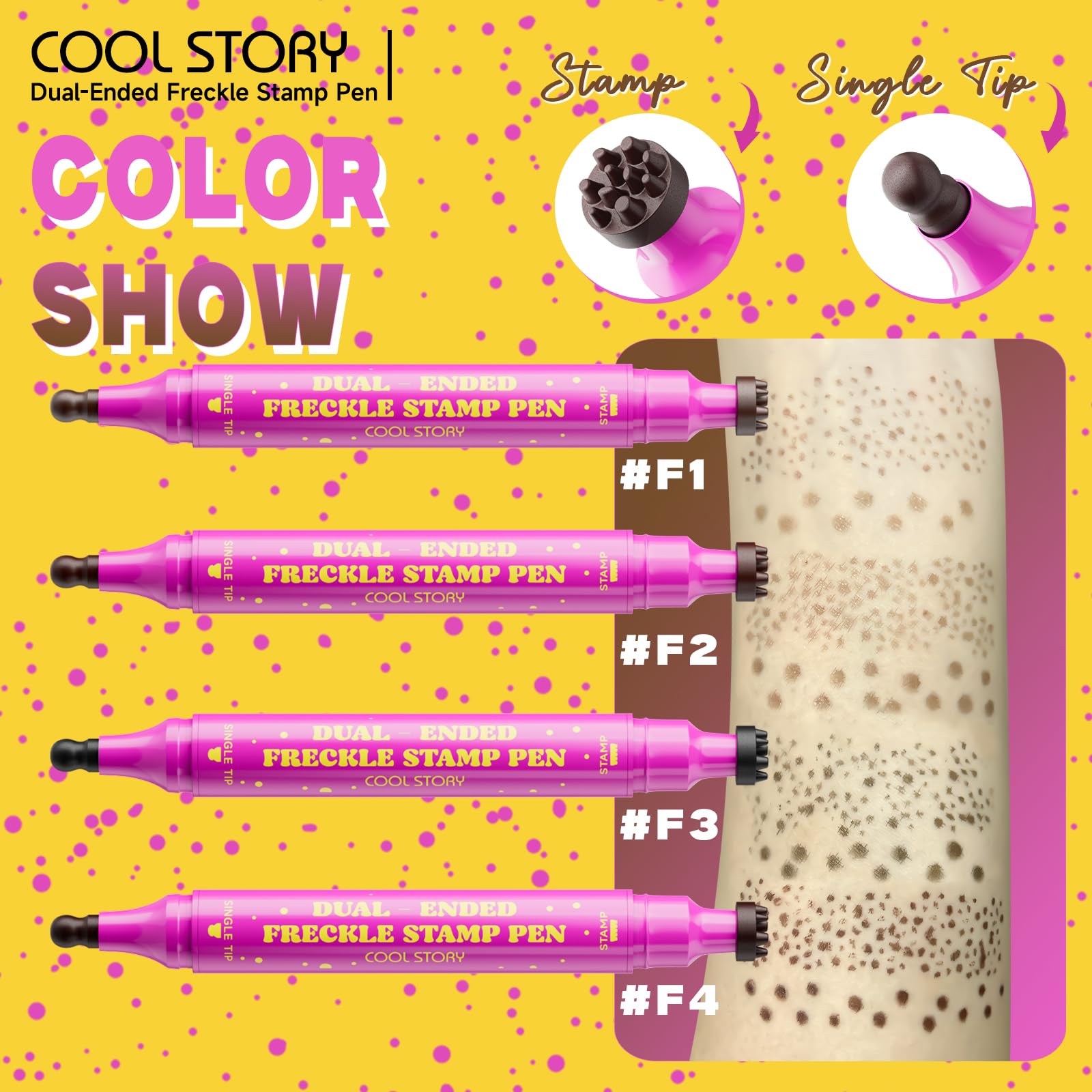 Beauty Glazed waterproof freckle formula stays put through sweat