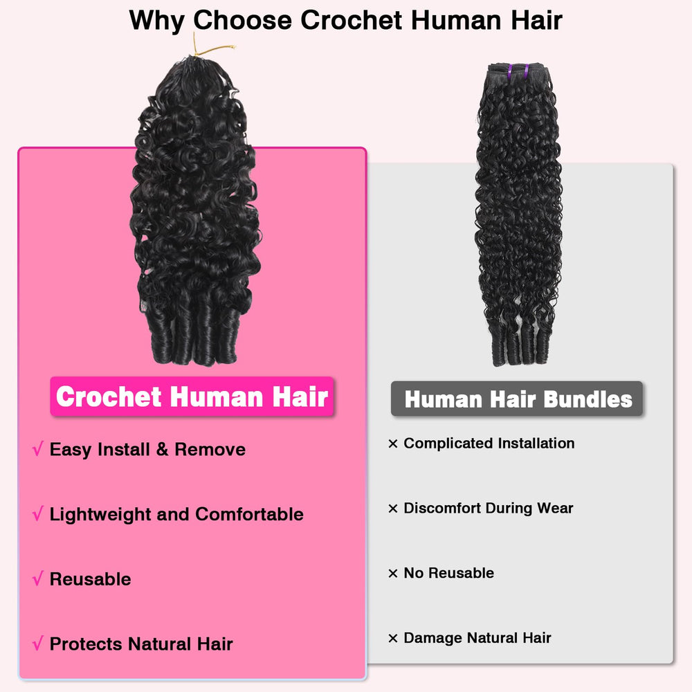 Beauty Queen Burmese Curly Hair crochet hook included for easy setup