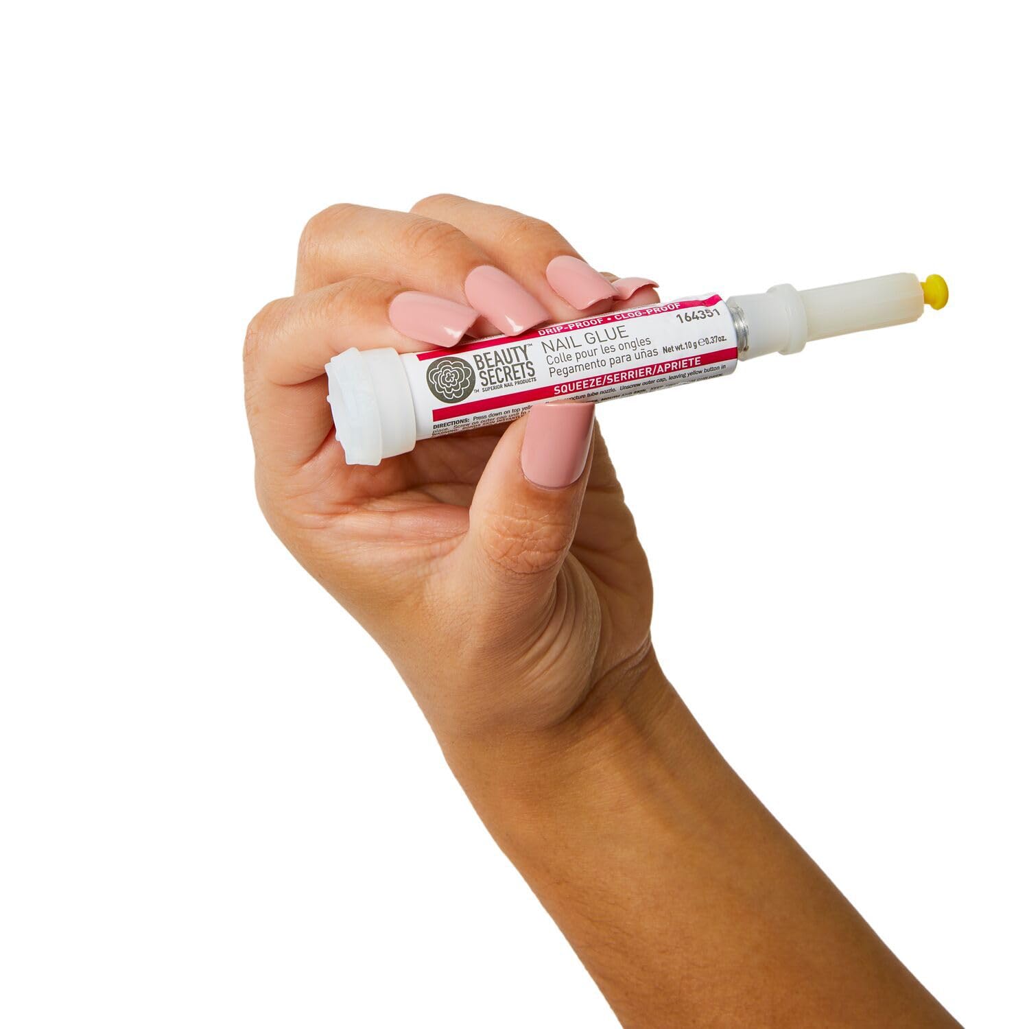 Beauty Secrets helps mend broken nails with a strong, lasting bond.