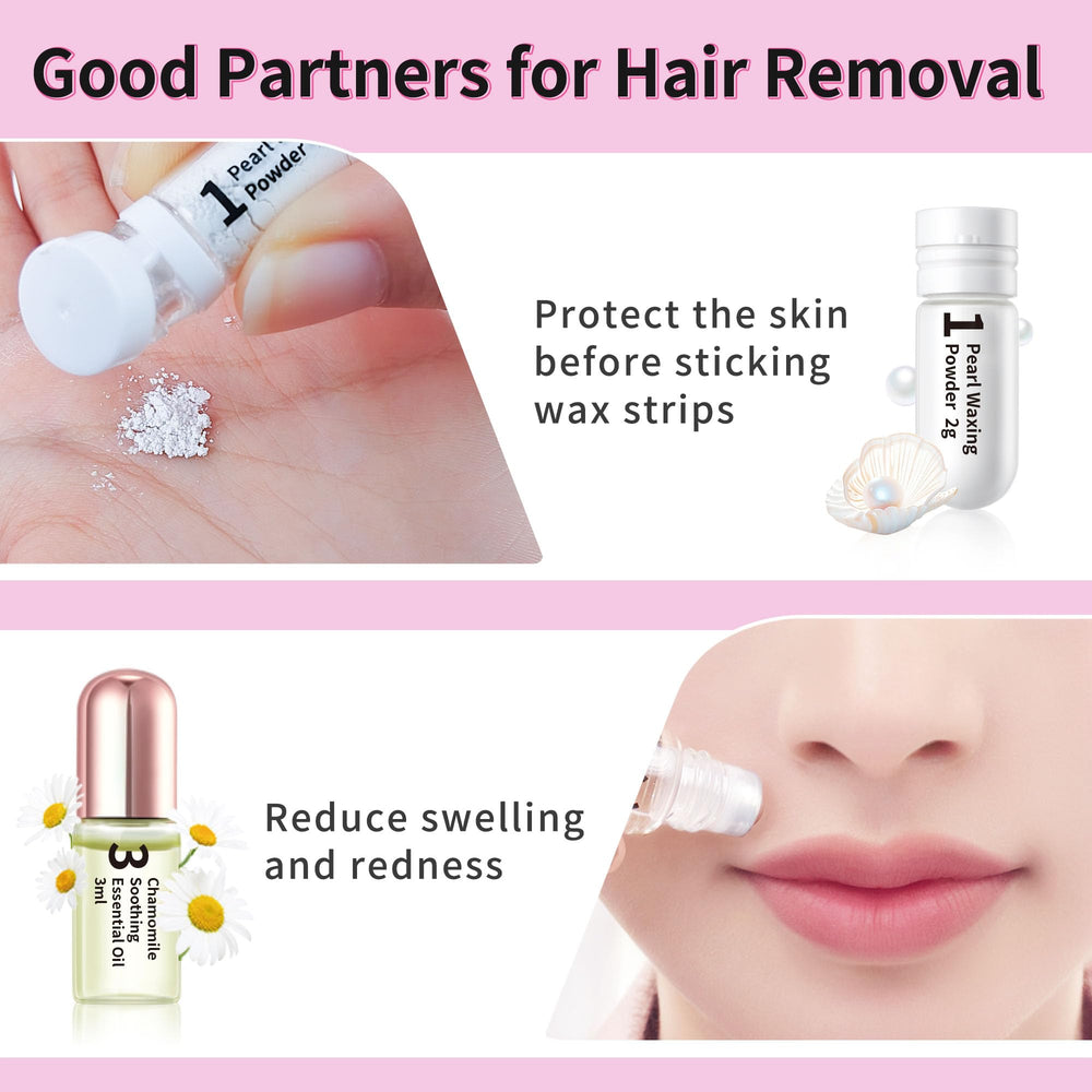 Beauty7 chamomile oil included to aid post-wax moisture