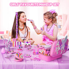Beayuck eyeshadow blush lipstick set for little artists, safe for pretend play.