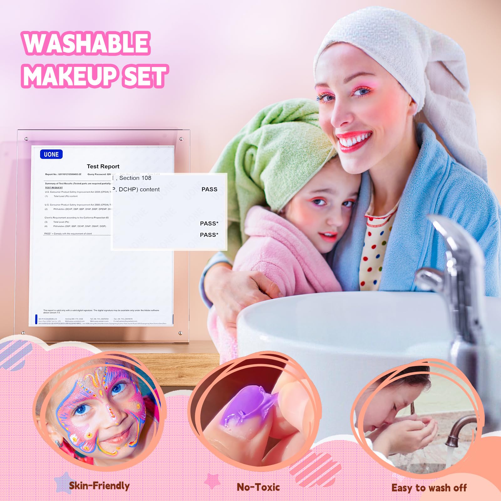 Beayuck gift-ready makeup toy for birthdays and holidays.