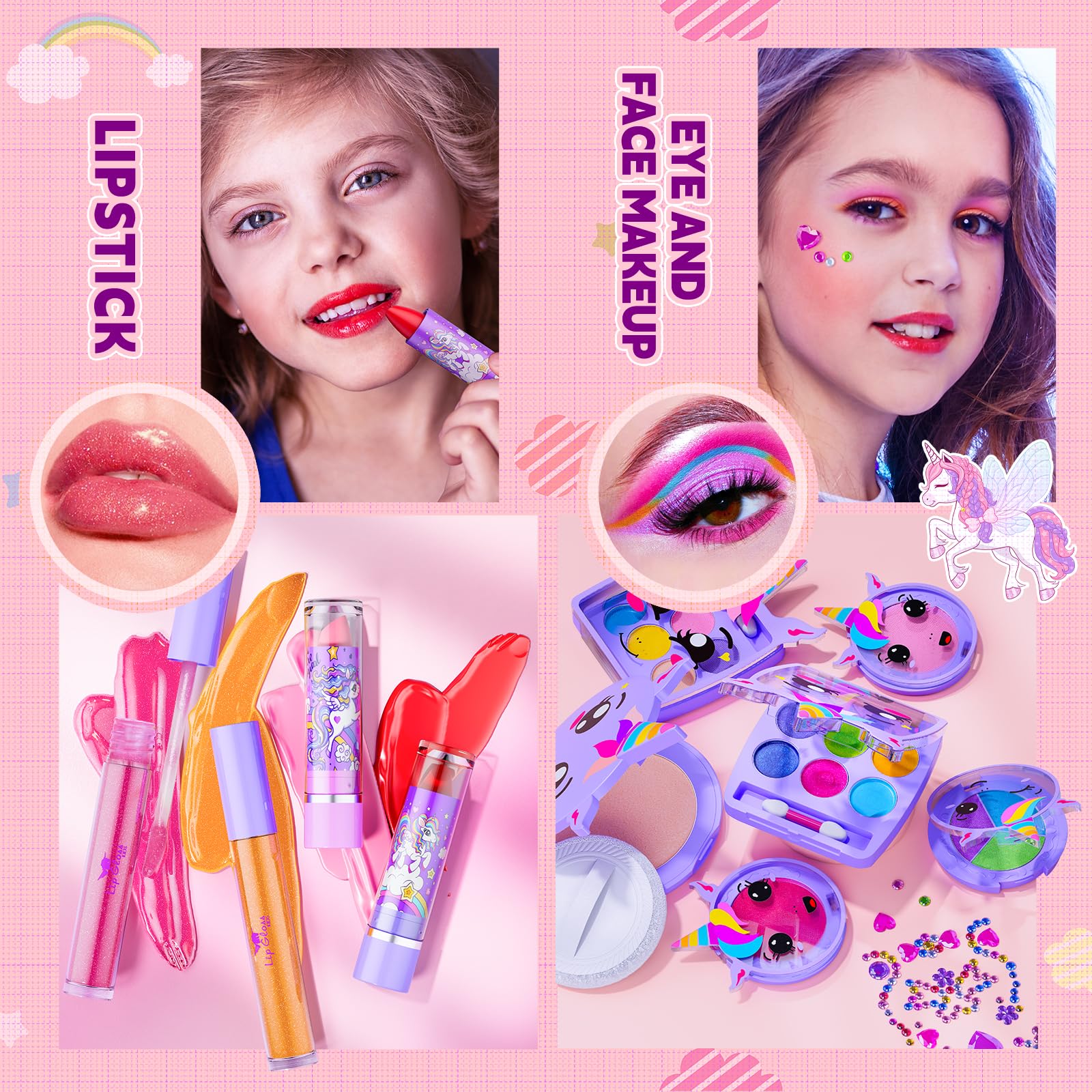 Beayuck safe non-toxic materials ensure gentle, skin-friendly makeup for kids