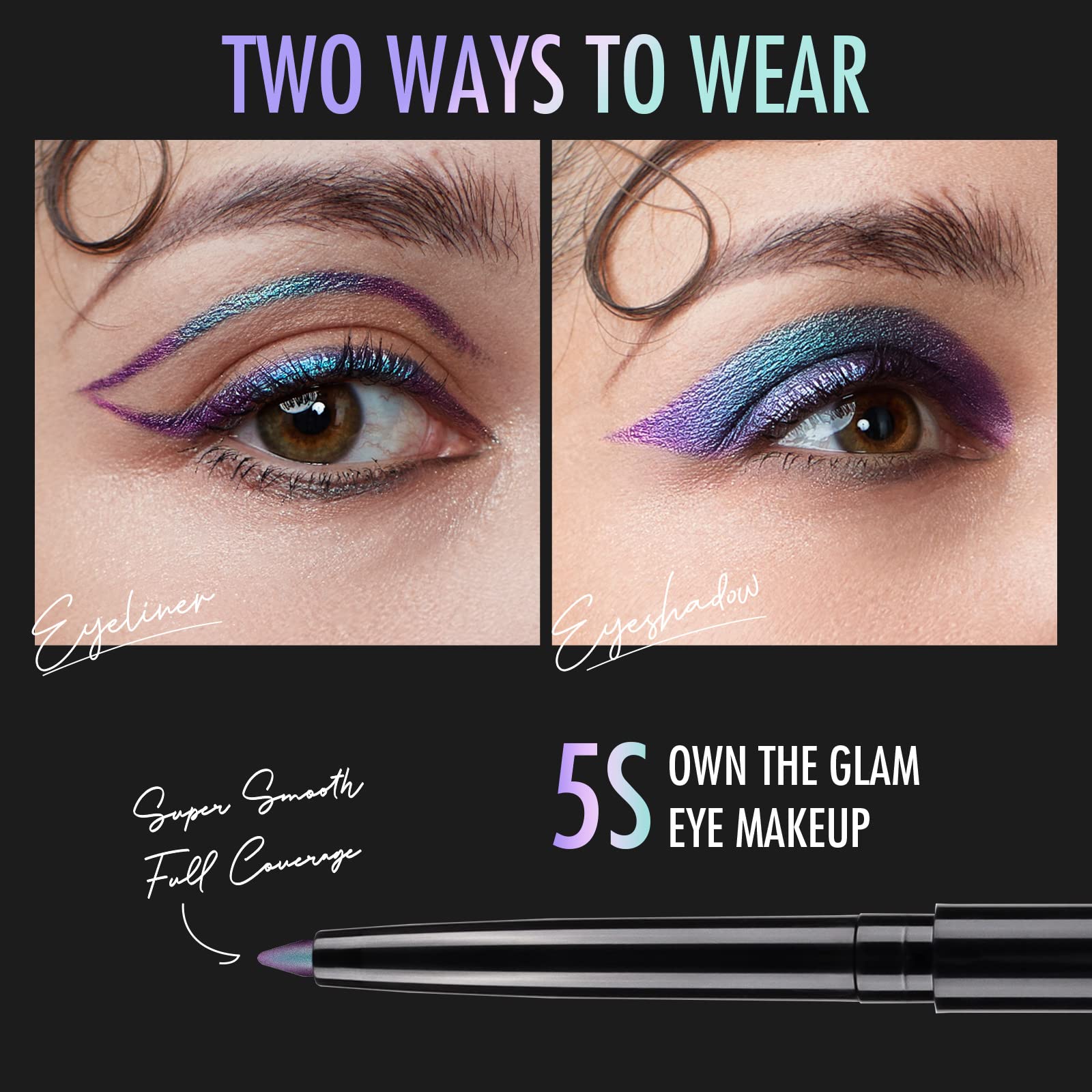 BEPHOLAN Golden Glitz swatch with palladium-like shimmer for party-ready eyes
