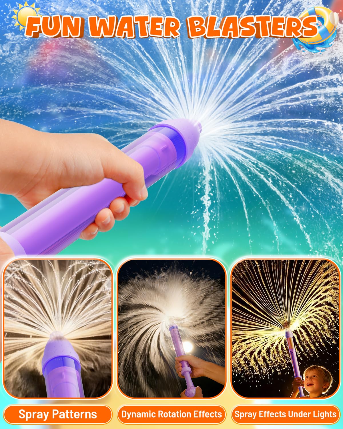 BebouToye water gun has 180ml capacity for longer backyard play