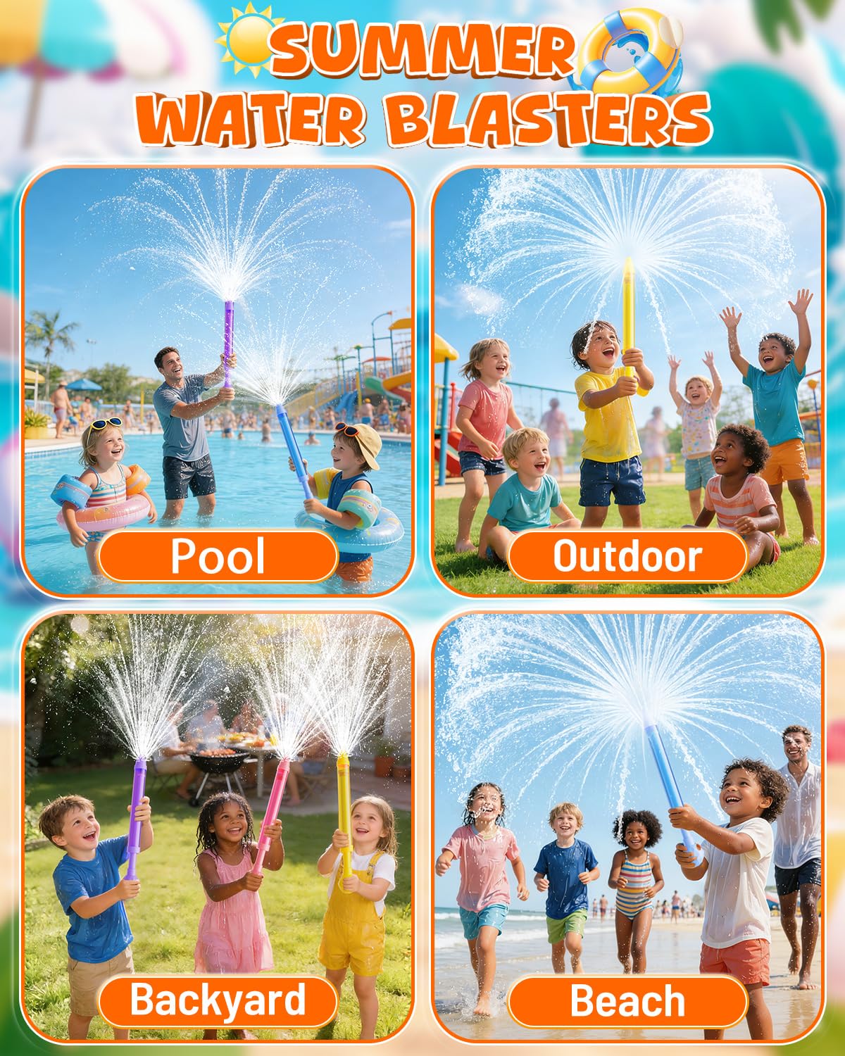 BebouToye bulk pack water toy ideal for party favors and group games
