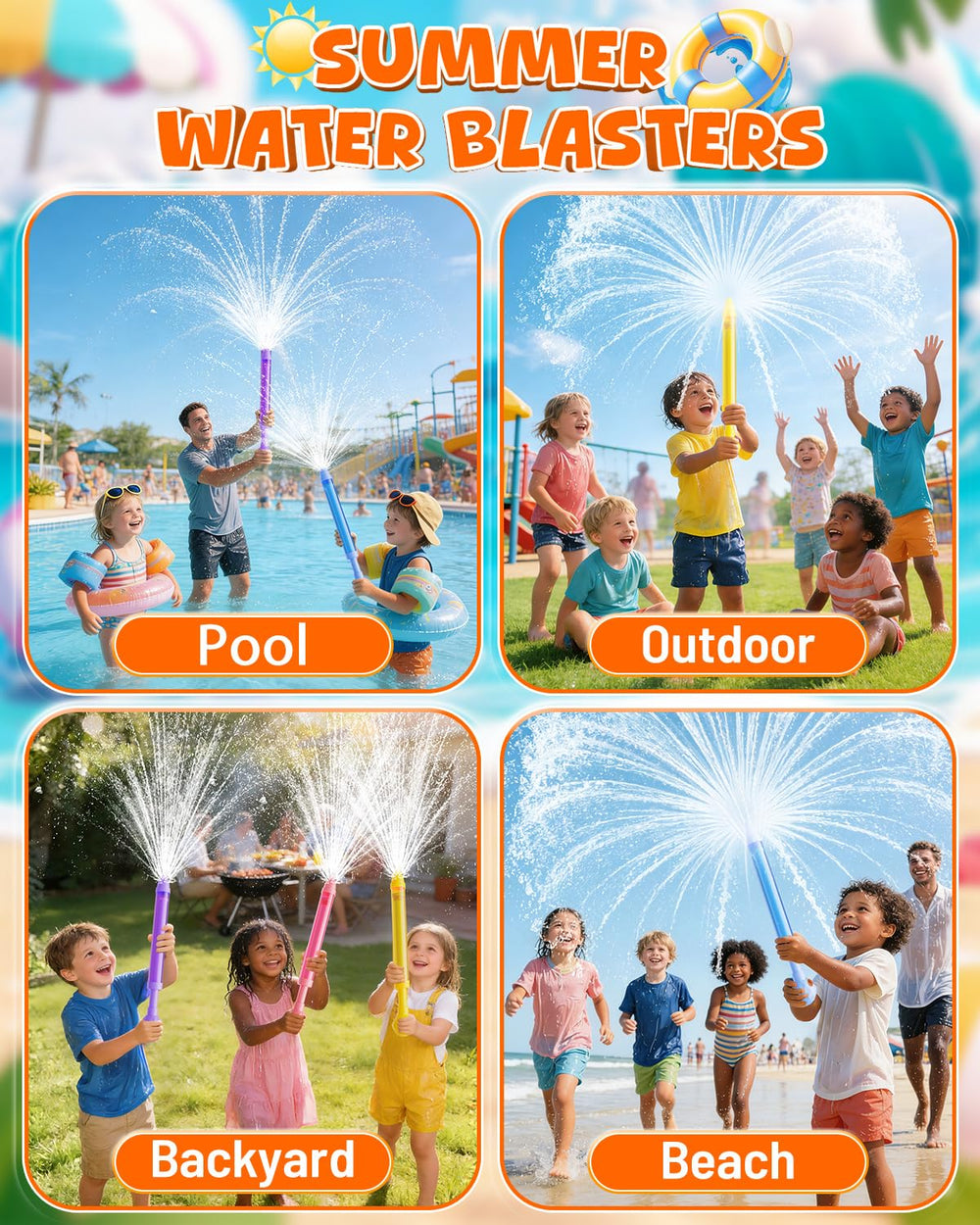BebouToye bulk pack water toy ideal for party favors and group games