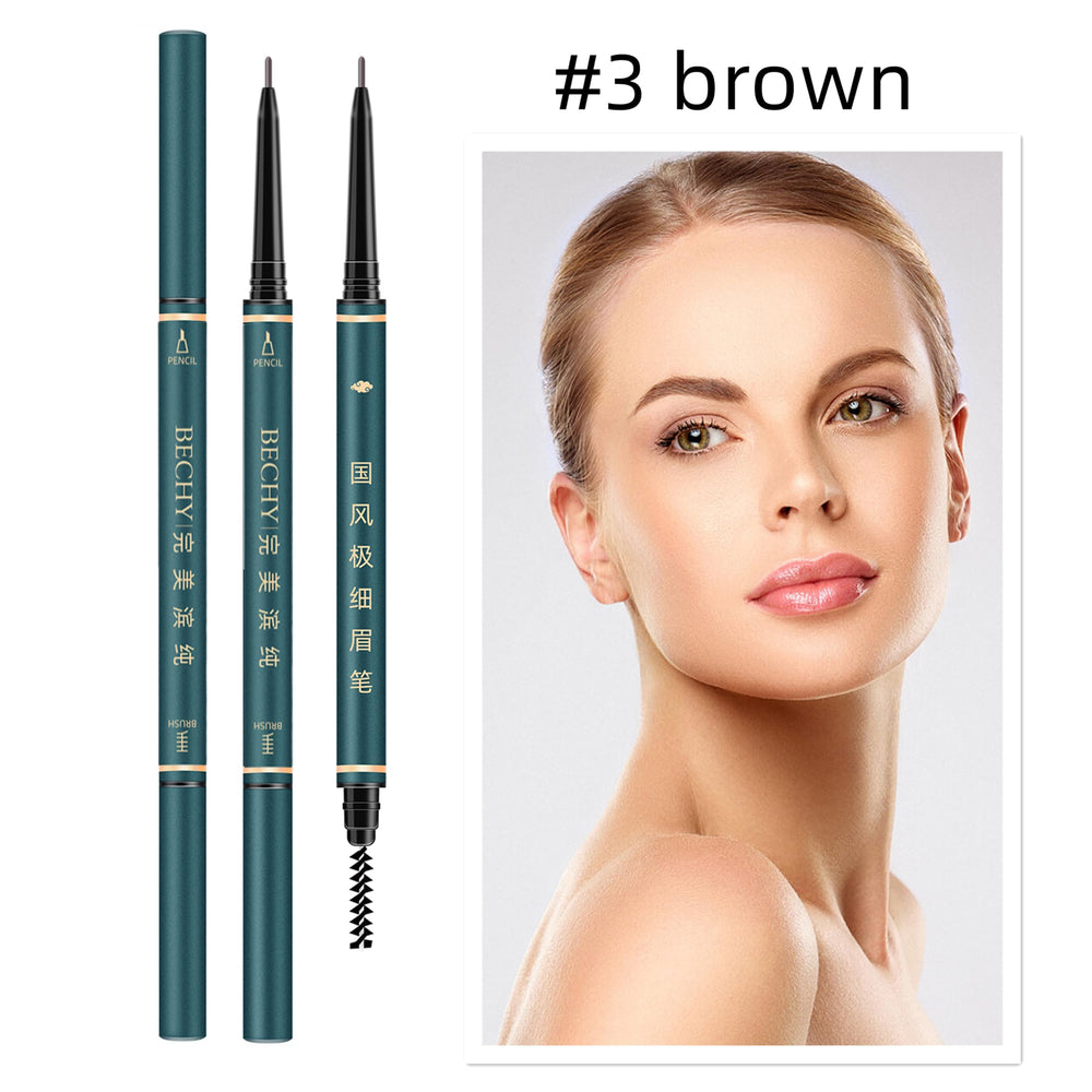 BECHY Brow Pencil with Spoolie Brush for seamless blending