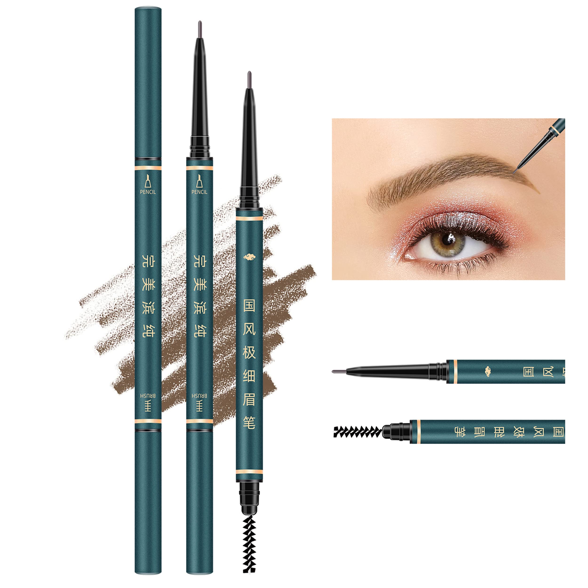 BECHY Thin Eyebrow Pencil tip detail for precise hair-like strokes