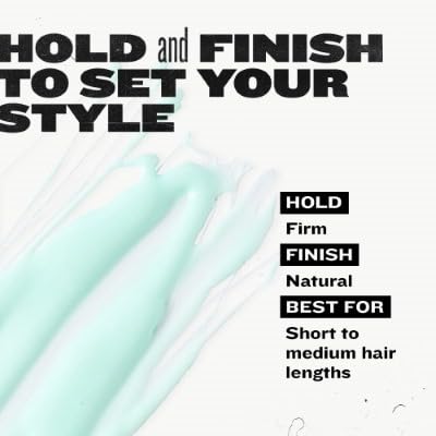 Bed Head Manipulator Putty anti-humidity concept image shows frizz defense.