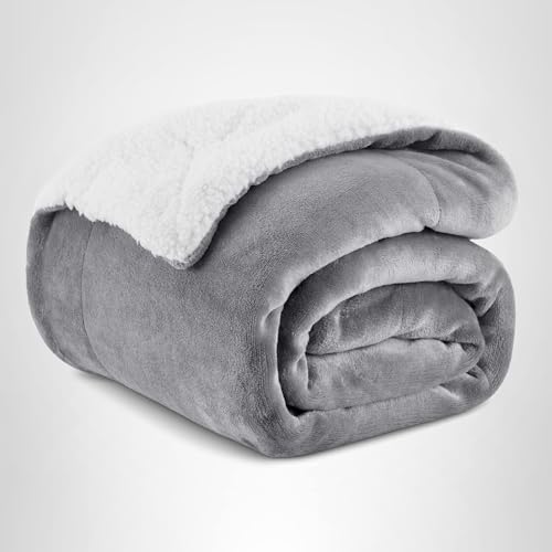 Bedsure GentleSoft Sherpa blanket 50x60 inches for versatile use