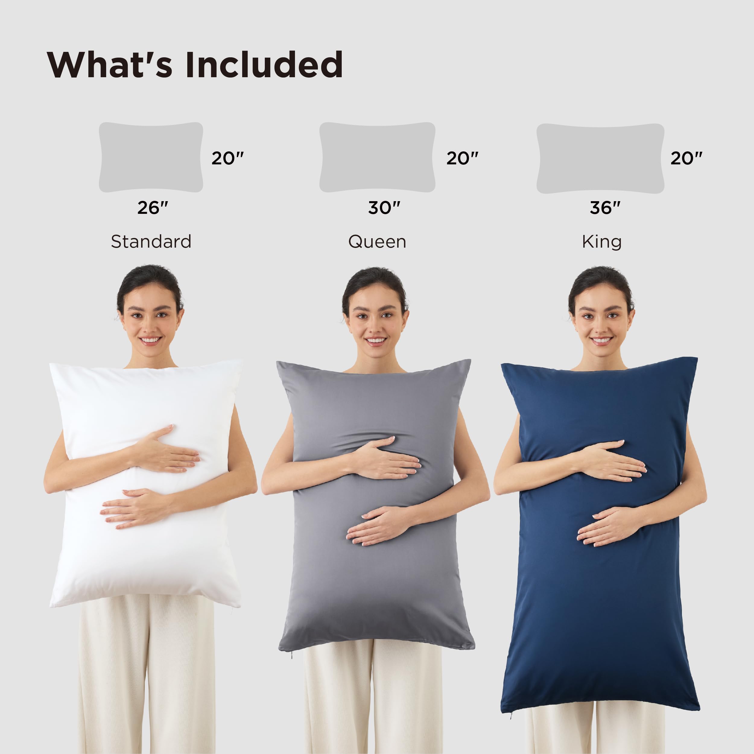 Bedsure OEKO-TEX certified pillowcase label for safety and quality.
