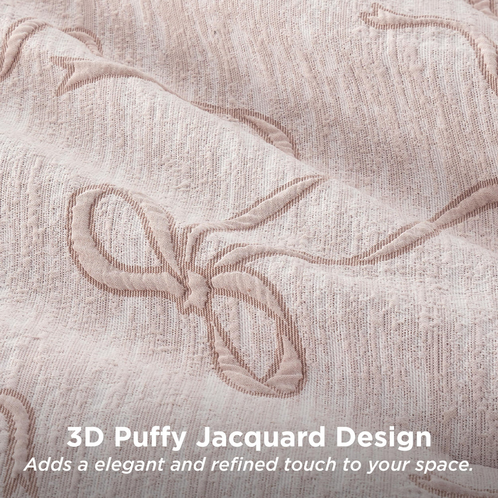 Bedsure pink comforter set queen prewashed backing for extra coziness