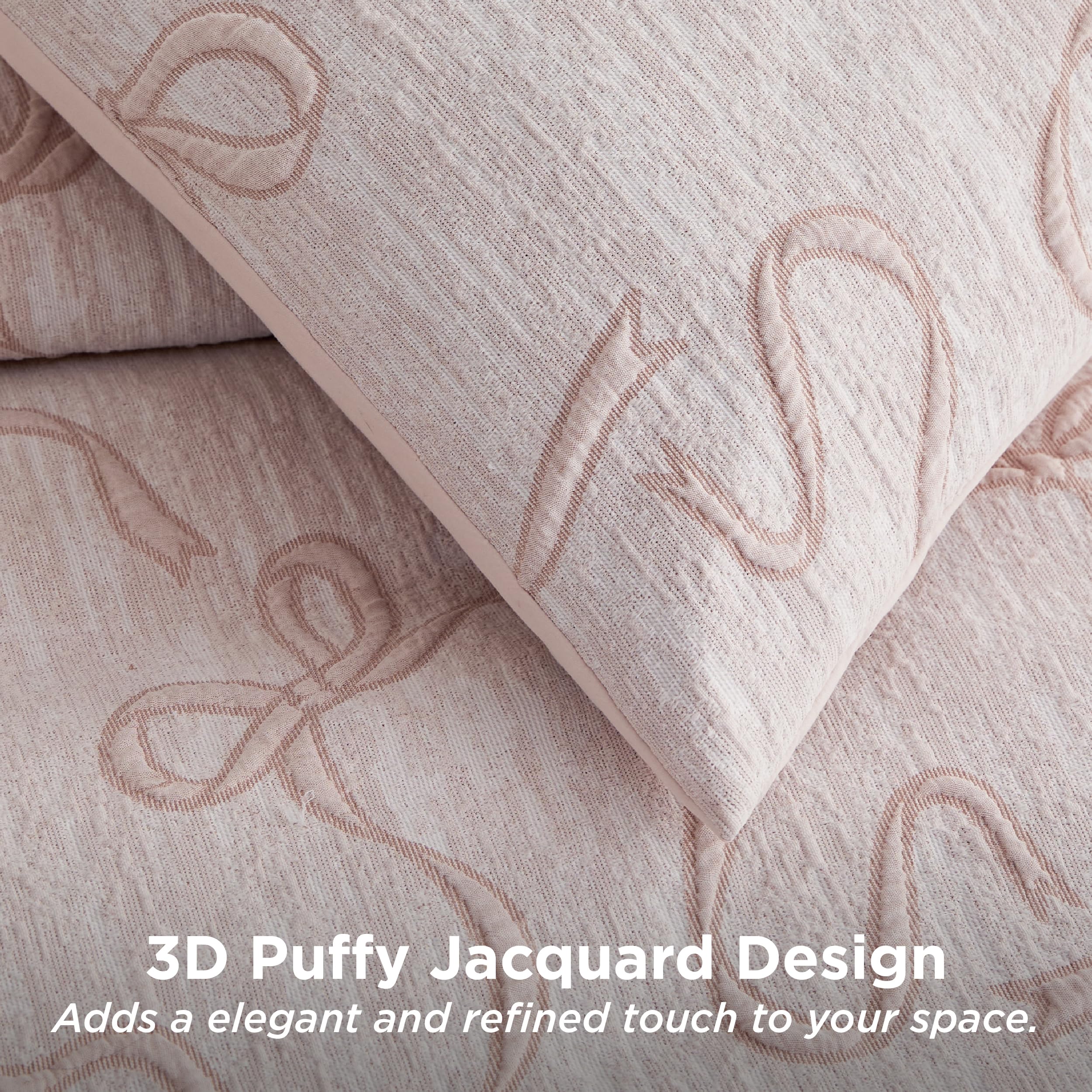 Bedsure pink comforter set queen decor idea in a stylish pink room