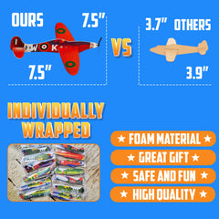 Bedwina kids gliders assemble quickly for fast, mess-free flights