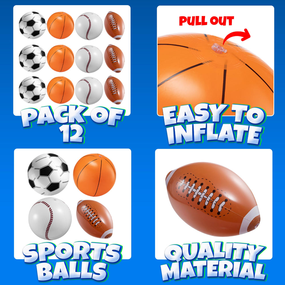 Bedwina pool toy inflatable ball for water play and games
