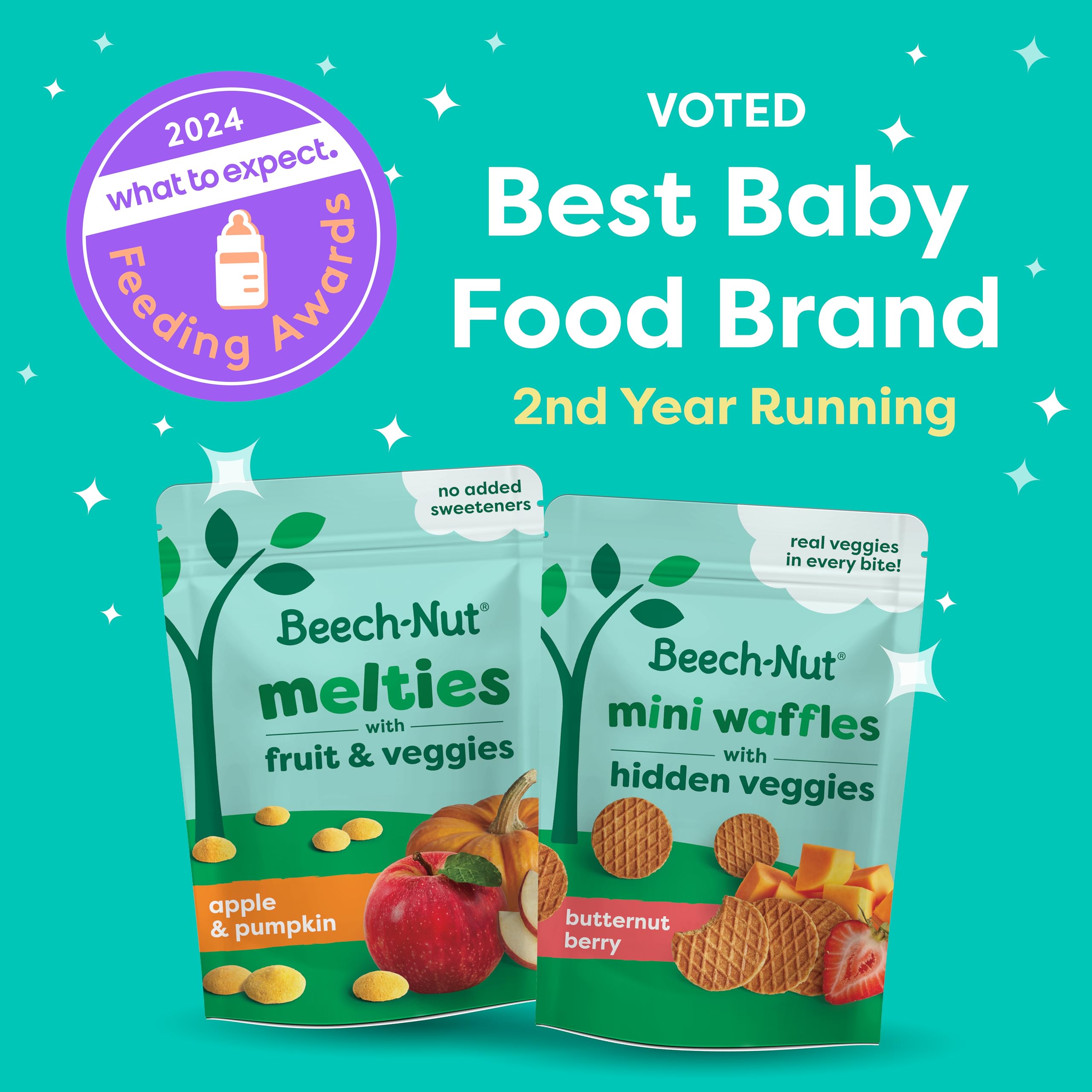 Beech-Nut Oaty Bites non-GMO with no artificial additives on packaging.