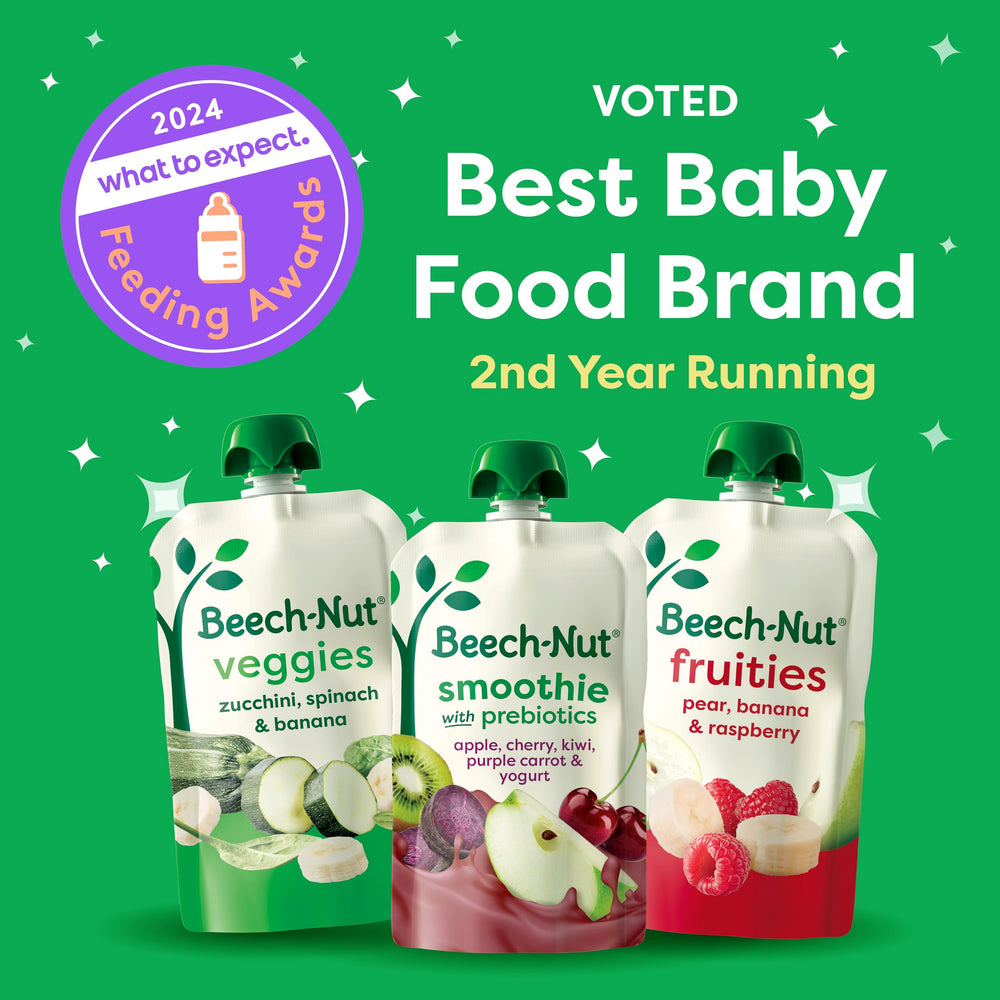 Beech-Nut Real fruit ingredients highlight natural flavor.
