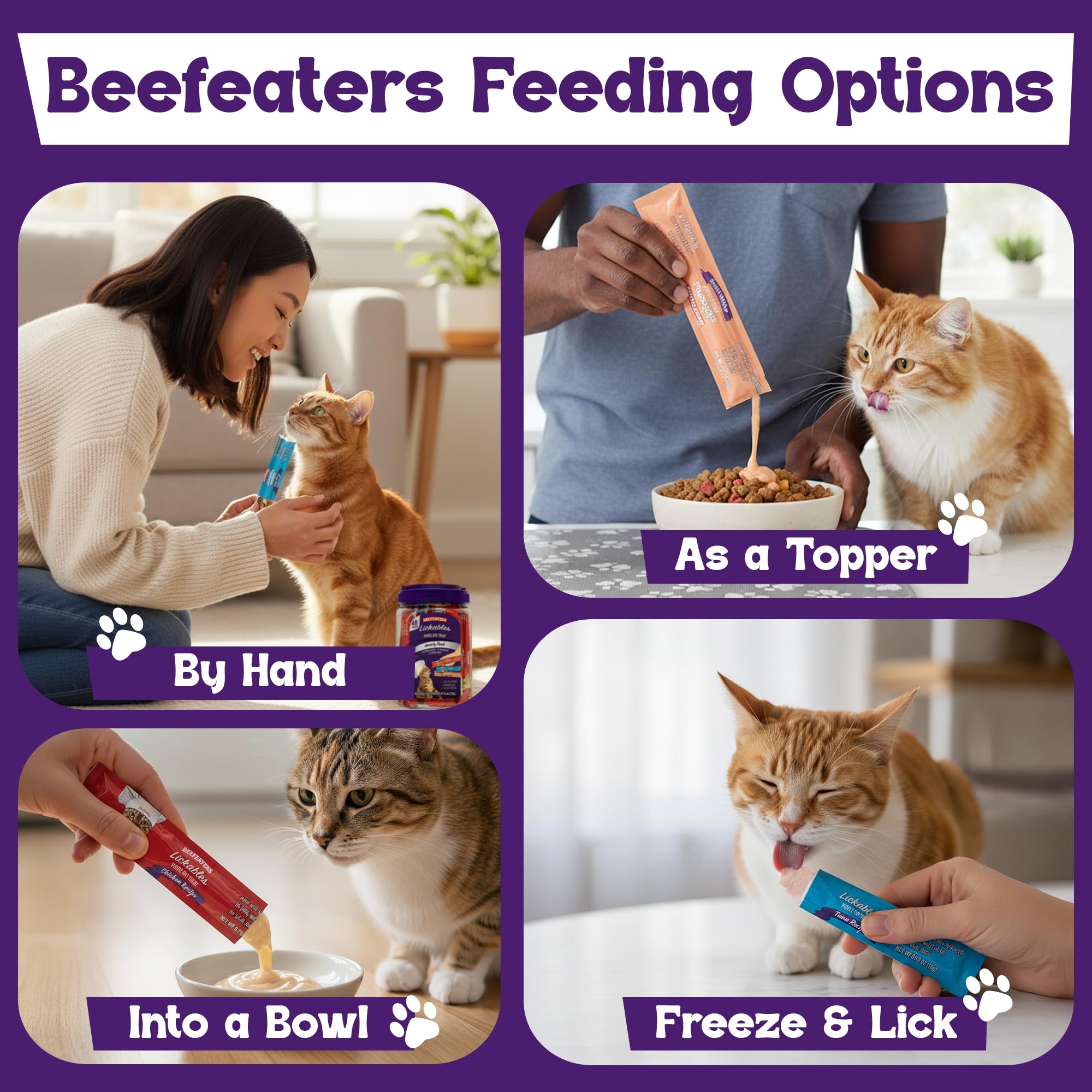 Beefeaters resealable container close-up emphasizing freshness and convenience