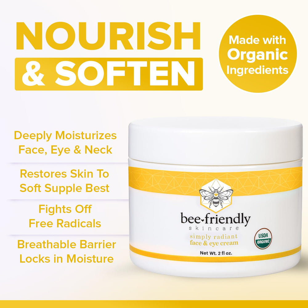 BeeFriendly cream texture closeup demonstrates rich absorption