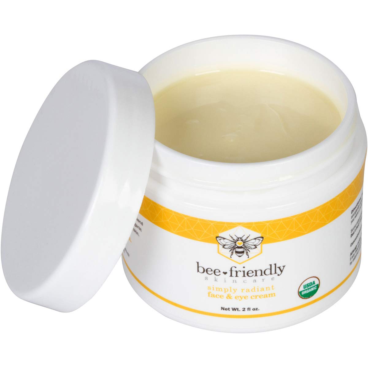 BeeFriendly decollete-neck application illustrates nourishing upper chest area