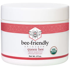 BeeFriendly Organic Vaginal Moisturizer bottle on shelf for menopause dryness relief