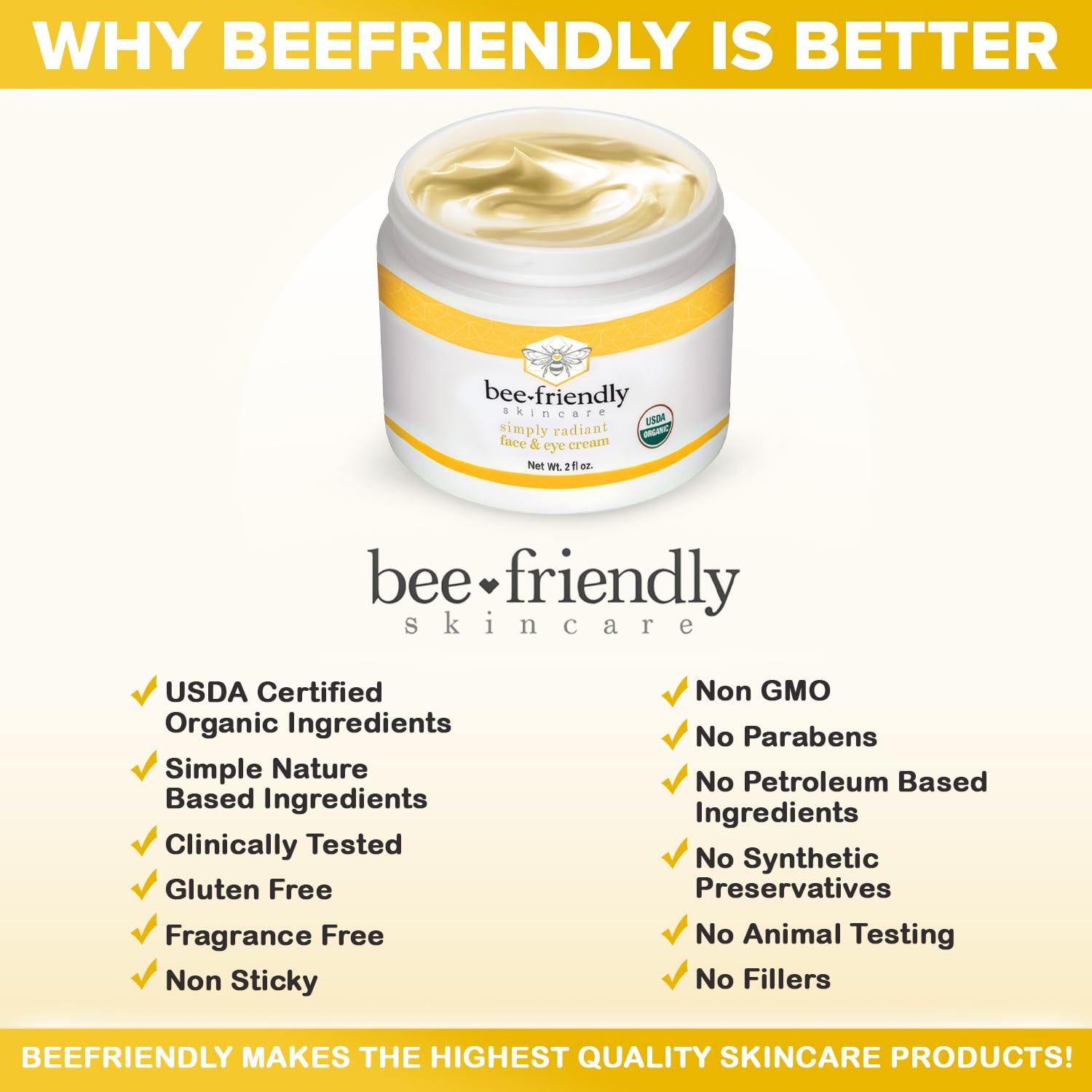 BeeFriendly packaging box presents all-in-one moisturizer benefits