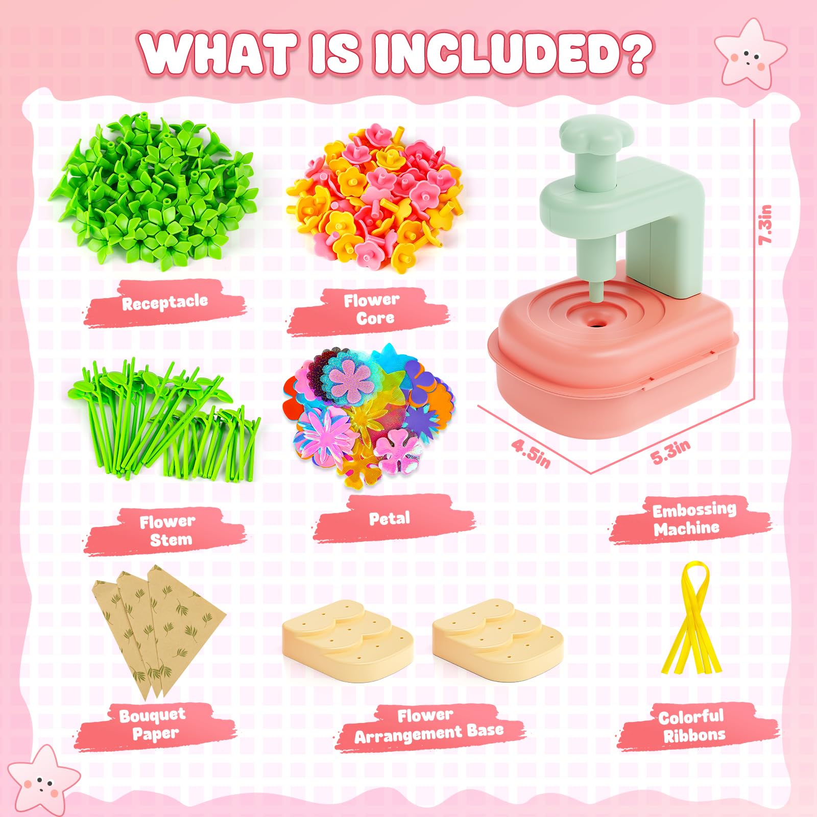 Beefunni crafts kit offers endless decorating possibilities for kids ages four to eight.