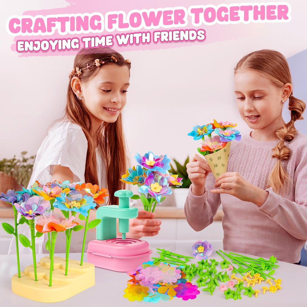 Beefunni flower bouquet kit vibrant petal pieces for colorful designs.
