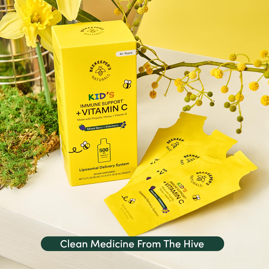 Beekeeper's Naturals 12-count box for convenient family use.