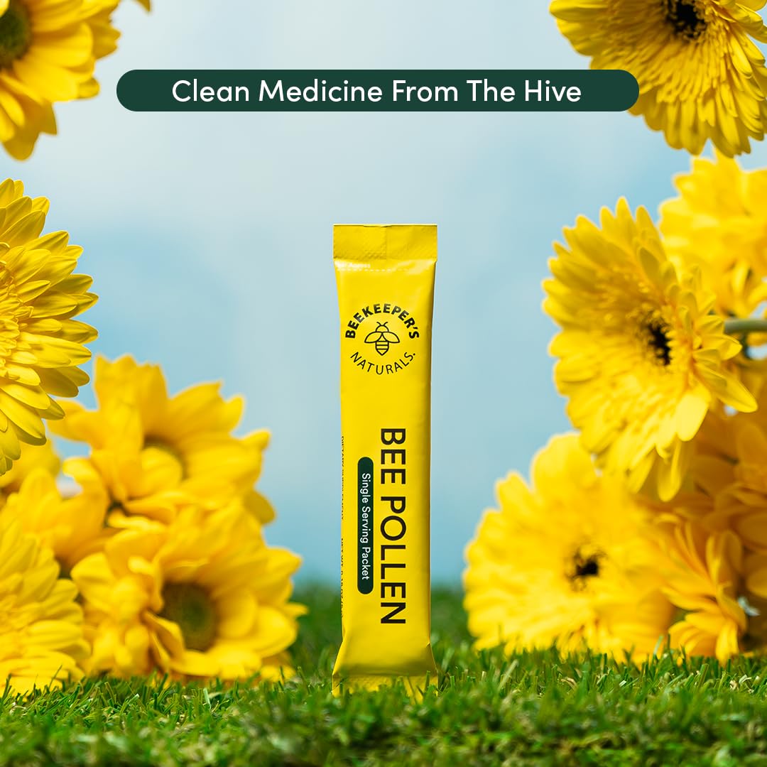 Beekeeper's Naturals bee pollen sticks suited for keto and paleo lifestyles